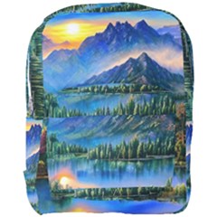 Stunning Sunset By The Lake Full Print Backpack by GardenOfOphir