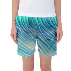 Pastel Ocean Waves Women s Basketball Shorts by GardenOfOphir