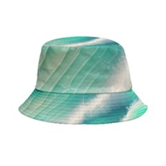 Beautiful Abstract Pastel Ocean Waves Inside Out Bucket Hat by GardenOfOphir