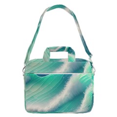 Beautiful Abstract Pastel Ocean Waves Macbook Pro 13  Shoulder Laptop Bag 