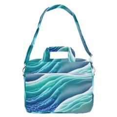 Pastel Beach Wave I Macbook Pro 13  Shoulder Laptop Bag  by GardenOfOphir