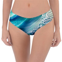 Pastel Beach Wave Reversible Classic Bikini Bottoms by GardenOfOphir