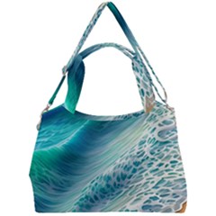 Pastel Beach Wave Double Compartment Shoulder Bag by GardenOfOphir