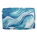 Abstract Blue Ocean Waves Burner Gym Duffel Bag View3