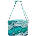 Ocean Waves Design In Pastel Colors Cross Body Office Bag View3