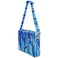 Nature Ocean Waves Cross Body Office Bag by GardenOfOphir