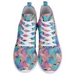 Painting Watercolor Abstract Design Artistic Ink Men s Lightweight High Top Sneakers