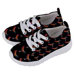 Background Pattern Chicken Fowl Cockerel Livestock Kids  Lightweight Sports Shoes