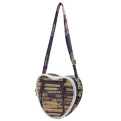 Books Antique Worn Spent Romance Antique Dealer Heart Shoulder Bag by Ravend