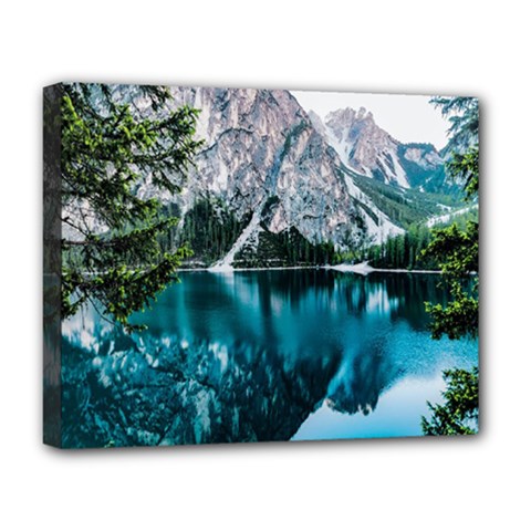 Lake Deluxe Canvas 20  X 16  (stretched) by artworkshop