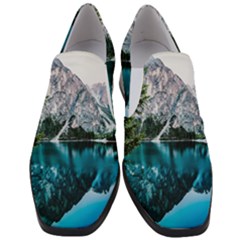 Lake Women Slip On Heel Loafers by artworkshop