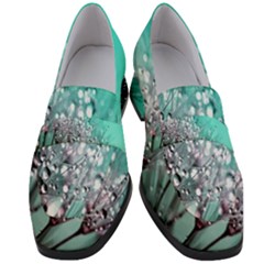 Dandelion Women s Chunky Heel Loafers by artworkshop