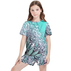 Dandelion Kids  Tee And Sports Shorts Set by artworkshop