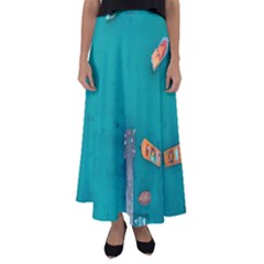 Dock Flared Maxi Skirt