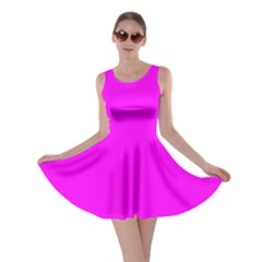 Fuchsia Pink	 - 	skater Dress by ColorfulDresses