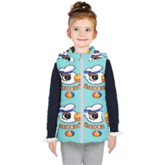 Guillever Wp Kids  Hooded Puffer Vest by artworkshop