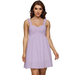 Thistle Purple	 - 	ruffle Strap Babydoll Chiffon Dress by ColorfulDresses