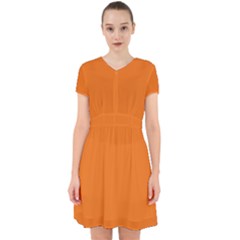 Carrot Orange	 - 	Adorable in Chiffon Dress