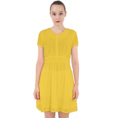 Tuscany Yellow	 - 	adorable In Chiffon Dress by ColorfulDresses