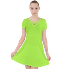 Chartreuse Green	 - 	caught In A Web Dress