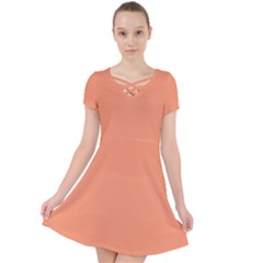 Light Orange	 - 	caught In A Web Dress
