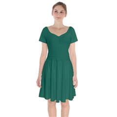 Castleton Green	 - 	short Sleeve Bardot Dress