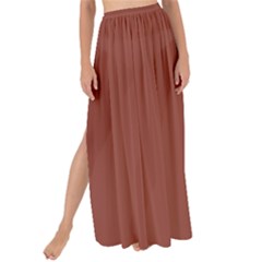 Chestnut Brown	 - 	maxi Chiffon Tie-up Sarong by ColorfulWomensWear
