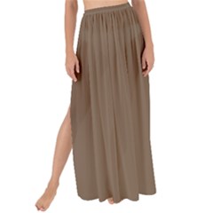 Otter Brown	 - 	maxi Chiffon Tie-up Sarong by ColorfulWomensWear