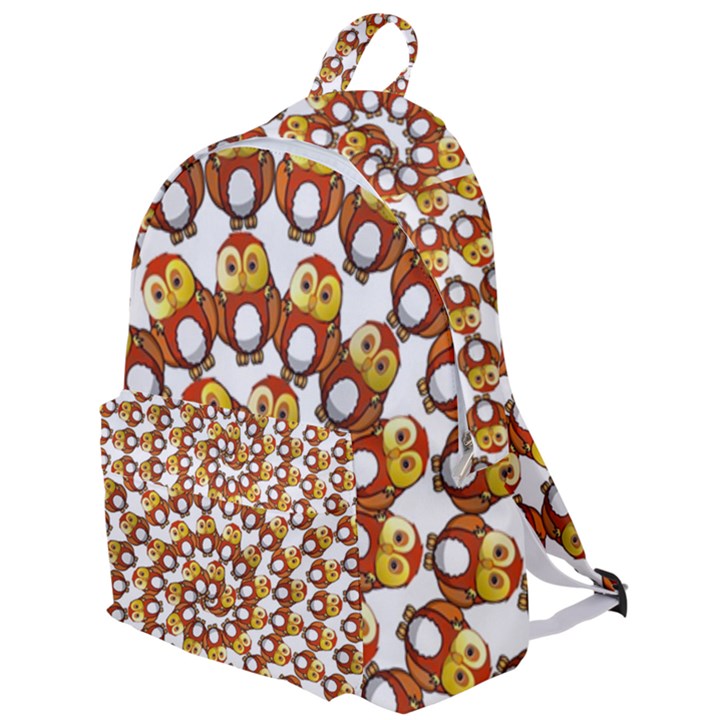 Owl Animal Bird Nature Feather Eyes Plumage The Plain Backpack