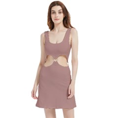 Sloe Gin Fizz	 - 	velour Cutout Dress by ColorfulDresses