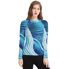 Summertime On The Sea Women s Long Sleeve Rash Guard by GardenOfOphir