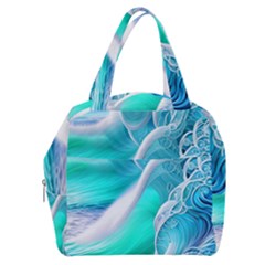 Pastel Simple Wave Boxy Hand Bag by GardenOfOphir