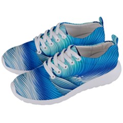 Nature s Beauty; Ocean Waves Men s Lightweight Sports Shoes by GardenOfOphir
