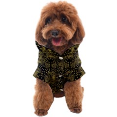 Pattern Seamless Gold 3d Abstraction Ornate Dog Coat by Ravend