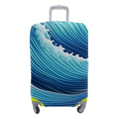 Simple Summer Wave Pattern Luggage Cover (small) by GardenOfOphir