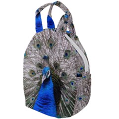 Peacock Bird Animal Feather Nature Colorful Travel Backpacks by Ravend