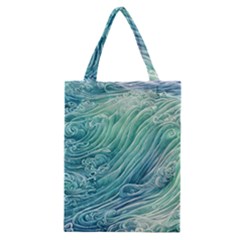 Wave Of The Ocean Classic Tote Bag by GardenOfOphir