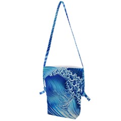 Wave Beach Iii Folding Shoulder Bag by GardenOfOphir