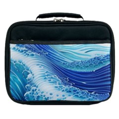 Water Waves Lunch Bag by GardenOfOphir