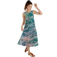 Waves Of The Ocean Ii Summer Maxi Dress by GardenOfOphir