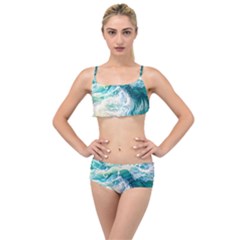 The Endless Sea Layered Top Bikini Set by GardenOfOphir