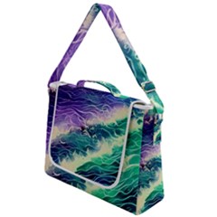 Pastel Hues Ocean Waves Box Up Messenger Bag