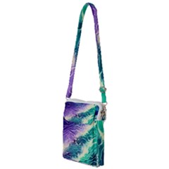 Pastel Hues Ocean Waves Multi Function Travel Bag by GardenOfOphir
