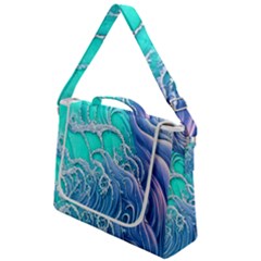 The Beauty Of Waves Box Up Messenger Bag by GardenOfOphir