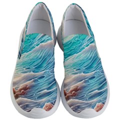 Waves Of The Ocean Women s Lightweight Slip Ons by GardenOfOphir