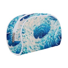 Abstract Blue Ocean Wave Ii Make Up Case (small) by GardenOfOphir