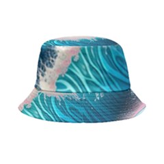Pink Sea Water Bucket Hat by GardenOfOphir