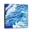 Abstract Blue Wave Mini Canvas 6  x 6  (Stretched) View1