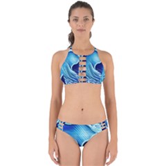 Wave Perfectly Cut Out Bikini Set by GardenOfOphir