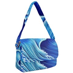 Wave Courier Bag by GardenOfOphir